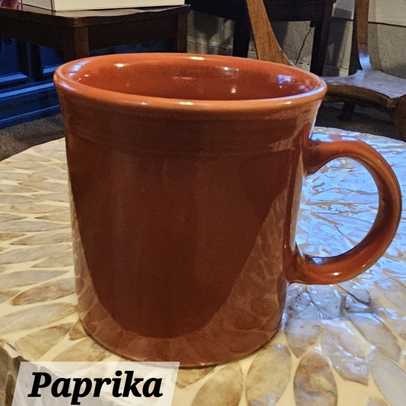 New Fiesta Paprika Java Mug Coffee Cup 12 Oz Retired Color - Picture 2 of 3